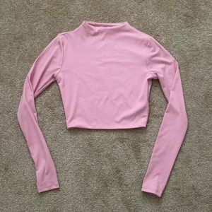 Long sleeve crop top